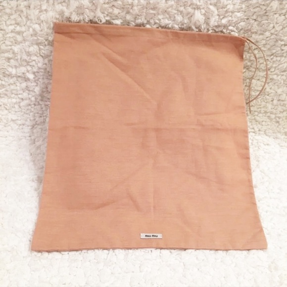 AUTHENTIC Miu Miu Dustbag SFH - Picture 1 of 4